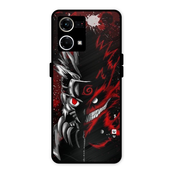 Two Face Naruto Metal Back Case for Oppo F21 Pro 4G