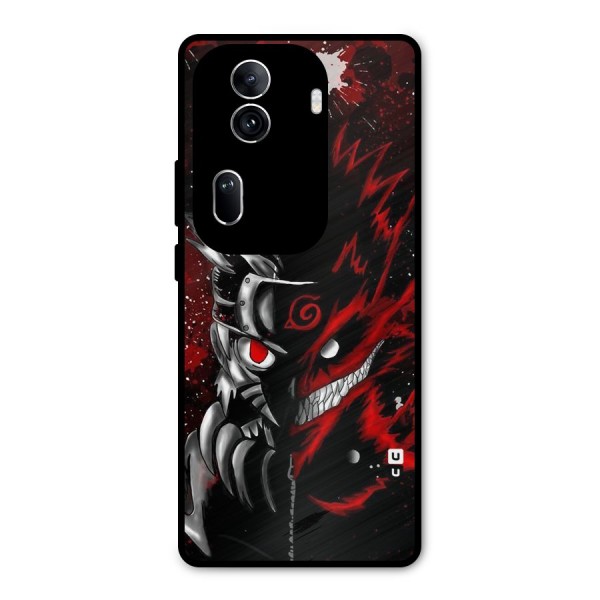 Two Face Naruto Metal Back Case for Oppo Reno11 Pro 5G