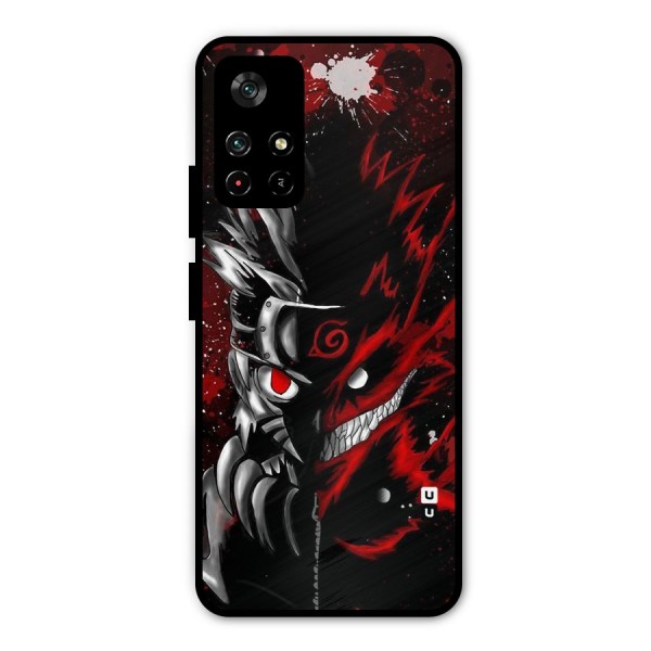 Two Face Naruto Metal Back Case for Poco M4 Pro 5G