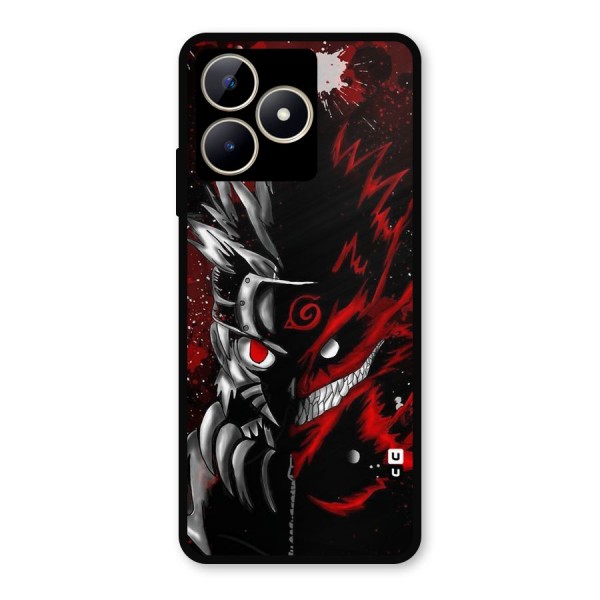 Two Face Naruto Metal Back Case for Realme Narzo N53