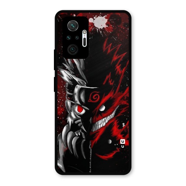 Two Face Naruto Metal Back Case for Redmi Note 10 Pro Max