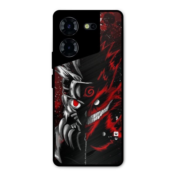Two Face Naruto Metal Back Case for Tecno Pova 5 Pro 5G