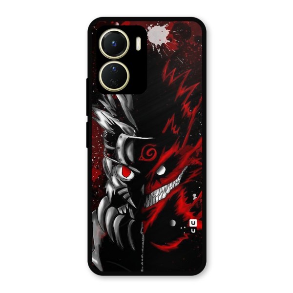 Two Face Naruto Metal Back Case for Vivo T2x