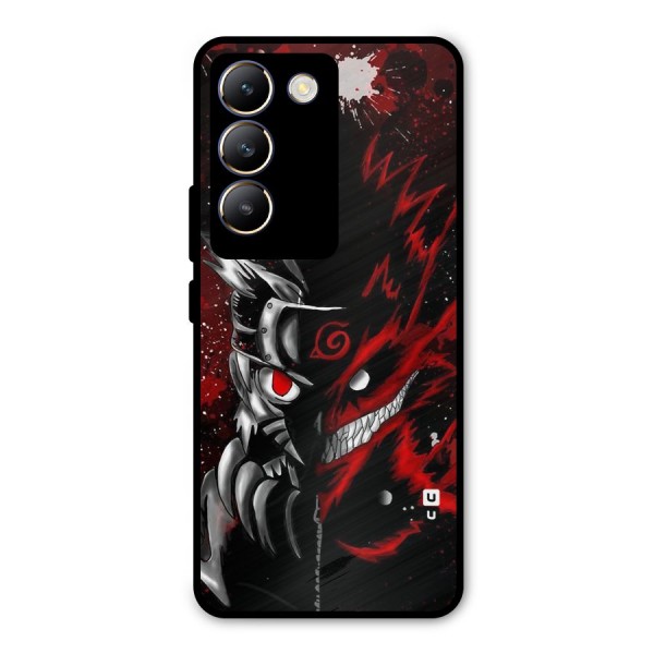 Two Face Naruto Metal Back Case for Vivo T3 5G