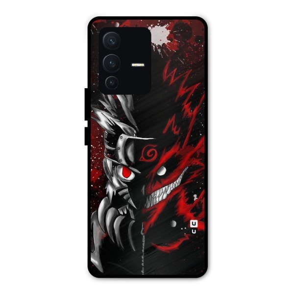 Two Face Naruto Metal Back Case for Vivo V23 Pro
