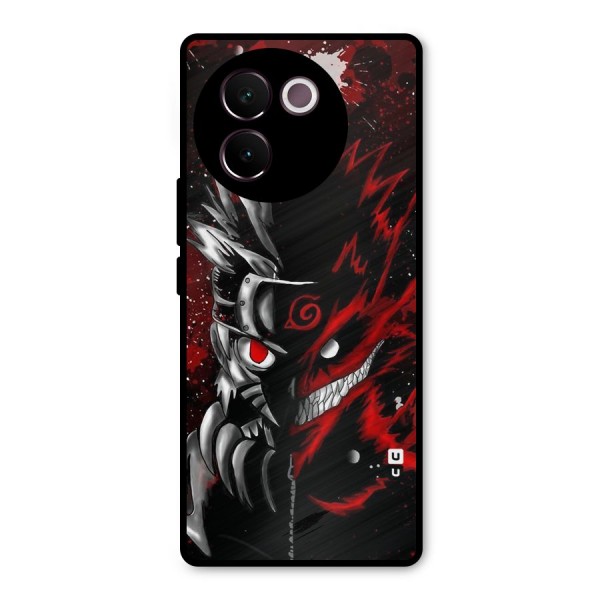Two Face Naruto Metal Back Case for Vivo V30e