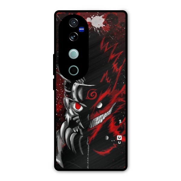 Two Face Naruto Metal Back Case for Vivo V40