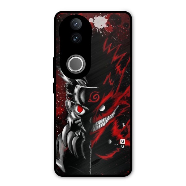 Two Face Naruto Metal Back Case for Vivo V50e