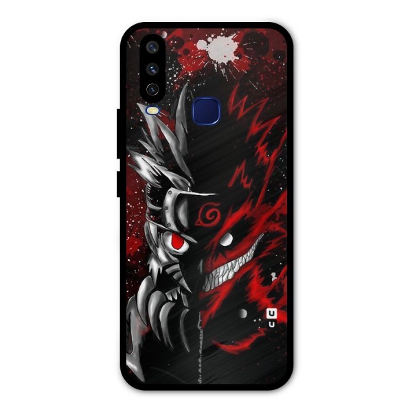 Two Face Naruto Metal Back Case for Vivo Y15
