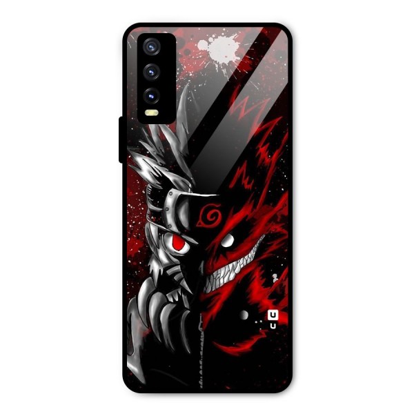 Two Face Naruto Metal Back Case for Vivo Y20i
