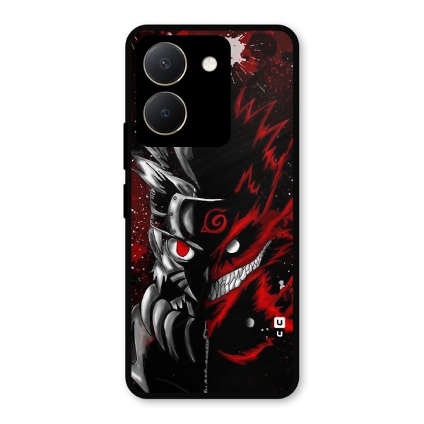 Two Face Naruto Metal Back Case for Vivo Y36