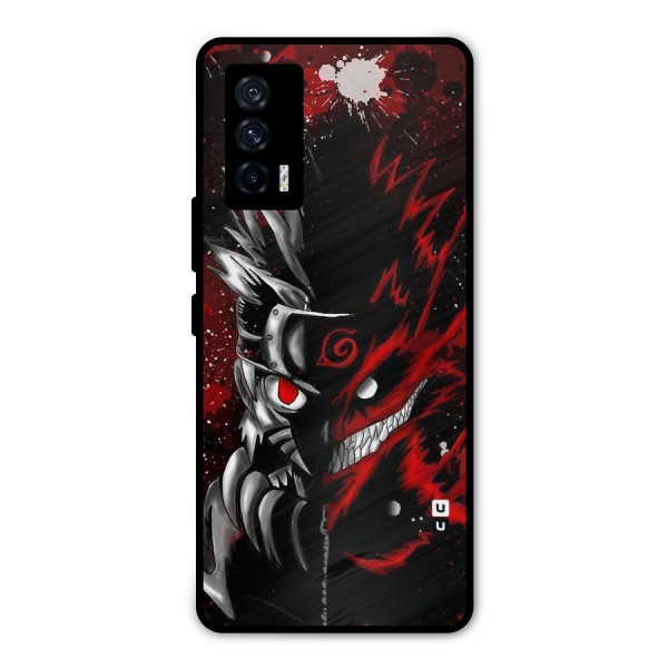 Two Face Naruto Metal Back Case for iQOO 7 5G