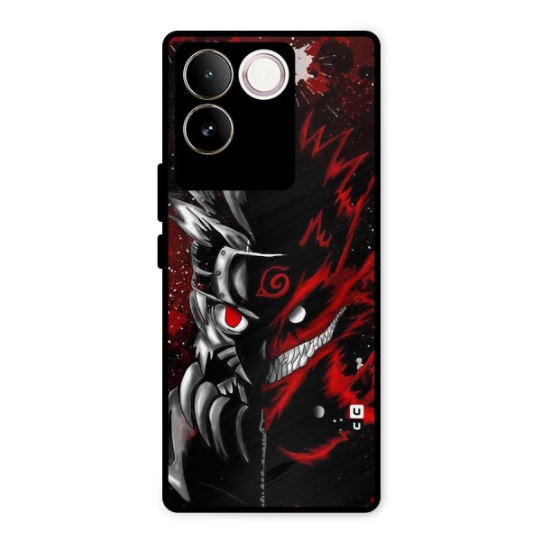 Two Face Naruto Metal Back Case for iQOO Z7 Pro