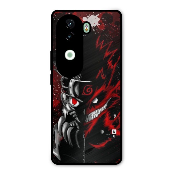 Two Face Naruto Metal Back Case for iQOO Z9s