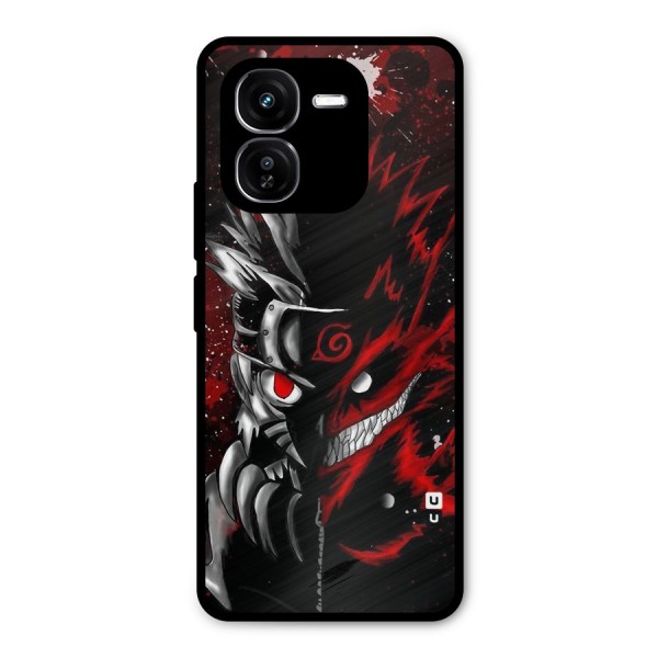 Two Face Naruto Metal Back Case for iQOO Z9x