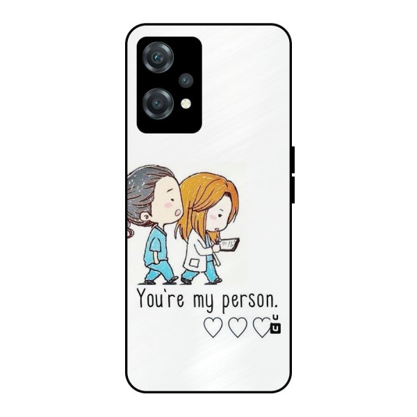 Two Friends In Coat Metal Back Case for OnePlus Nord CE 2 Lite 5G