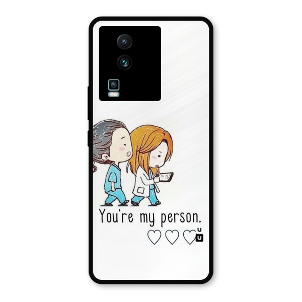 Two Friends In Coat Metal Back Case for iQOO Neo 7 Pro