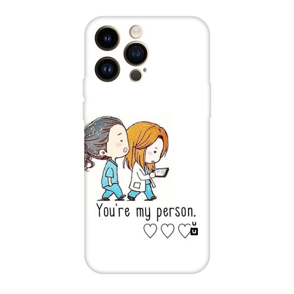 Two Friends In Coat Original Polycarbonate Back Case for iPhone 14 Pro Max