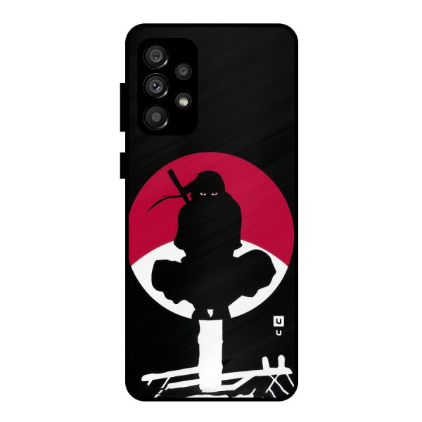 Uchiha Itachi Minimalist Metal Back Case for Galaxy A73 5G