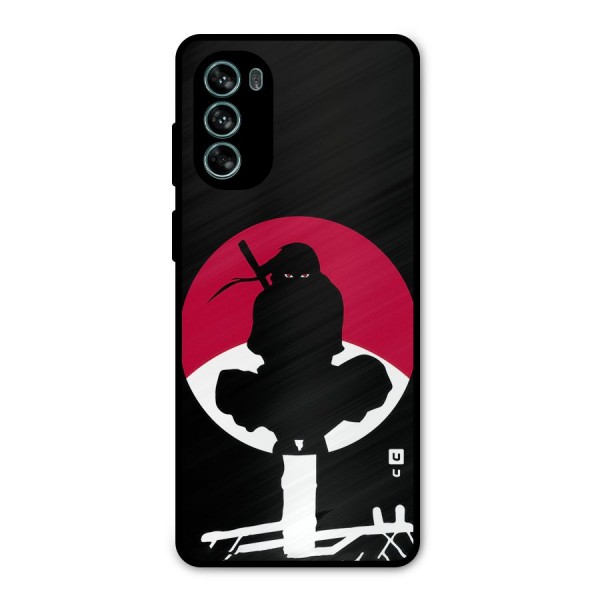 Uchiha Itachi Minimalist Metal Back Case for Moto G62