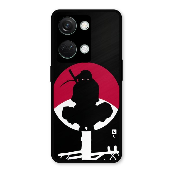 Uchiha Itachi Minimalist Metal Back Case for OnePlus Nord 3