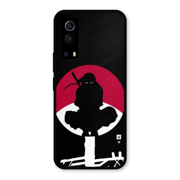 Uchiha Itachi Minimalist Metal Back Case for iQOO Z3