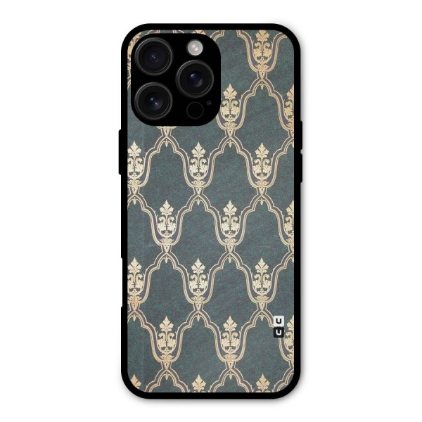 Ultra Beauty Pattern Metal Back Case for iPhone 16 Pro Max
