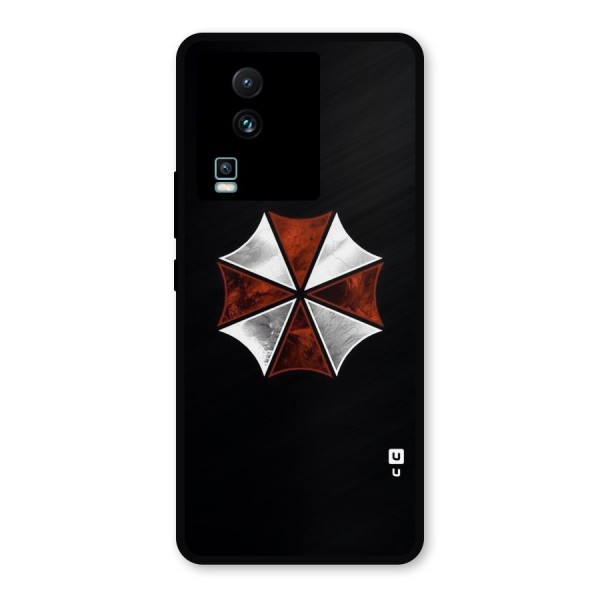 Umbrella Design Metal Back Case for iQOO Neo 7 Pro