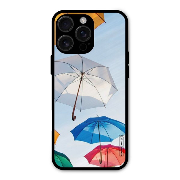 Umbrella Sky Metal Back Case for iPhone 16 Pro Max