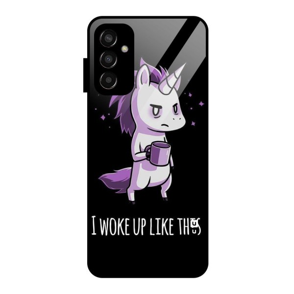 Unicorn Morning Glass Back Case for Galaxy F13