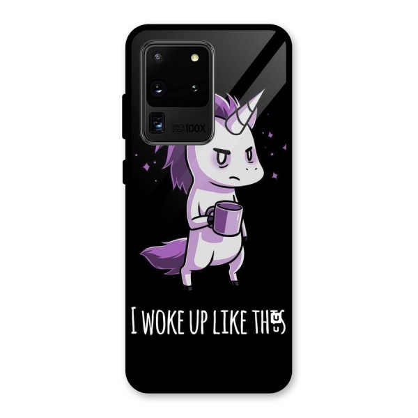 Unicorn Morning Glass Back Case for Galaxy S20 Ultra