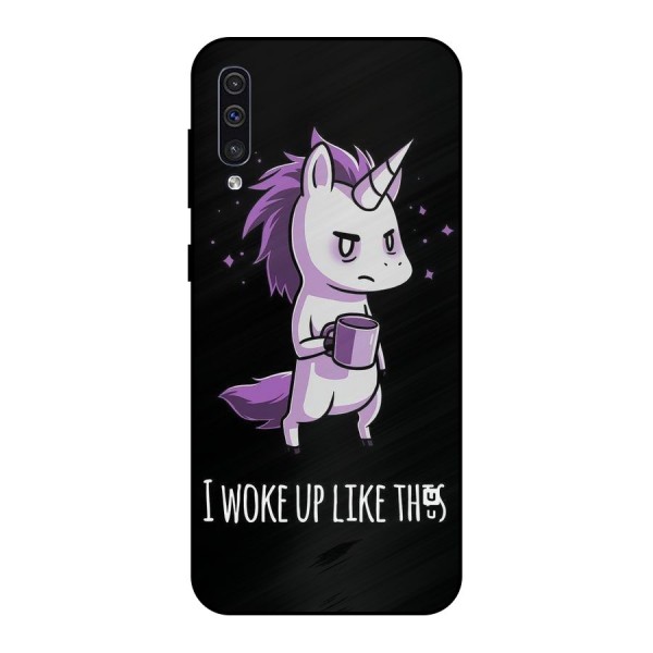 Unicorn Morning Metal Back Case for Galaxy A30s