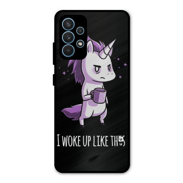 Unicorn Morning Metal Back Case for Galaxy A32