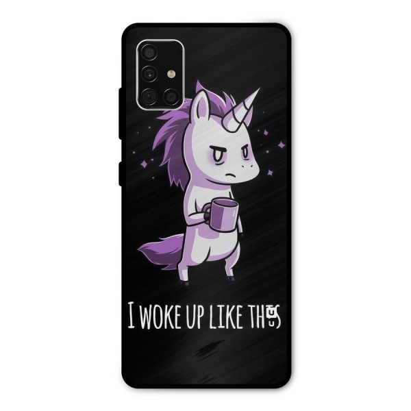 Unicorn Morning Metal Back Case for Galaxy A51