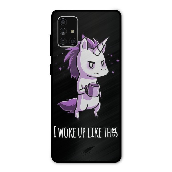 Unicorn Morning Metal Back Case for Galaxy A71