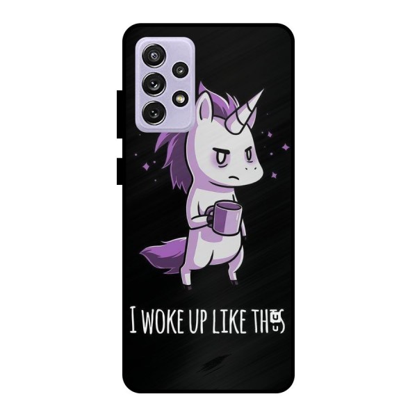 Unicorn Morning Metal Back Case for Galaxy A72