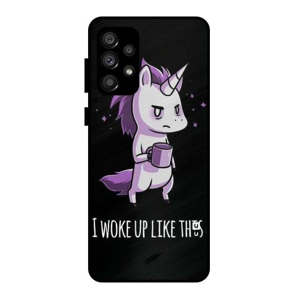 Unicorn Morning Metal Back Case for Galaxy A73 5G
