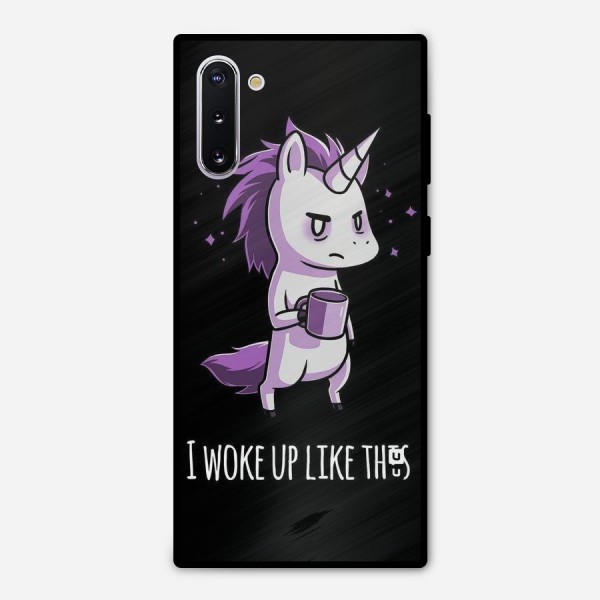 Unicorn Morning Metal Back Case for Galaxy Note 10