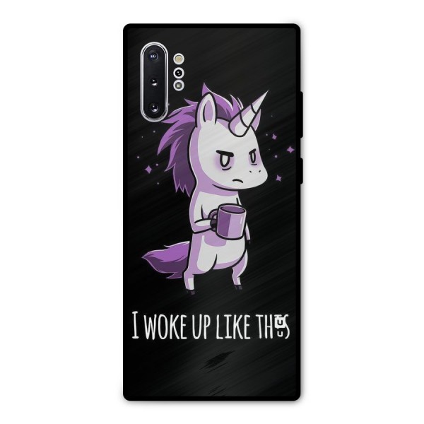 Unicorn Morning Metal Back Case for Galaxy Note 10 Plus