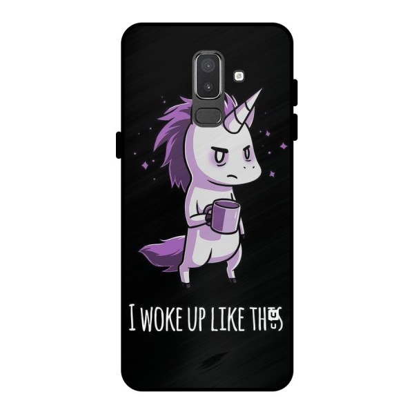 Unicorn Morning Metal Back Case for Galaxy On8 (2018)