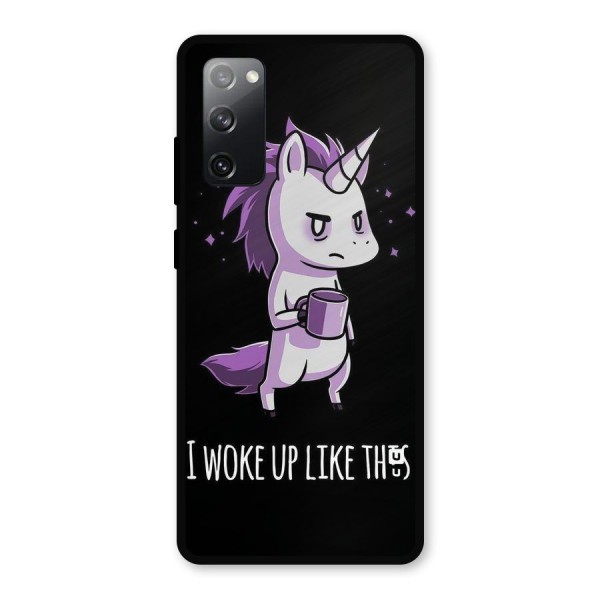 Unicorn Morning Metal Back Case for Galaxy S20 FE 5G