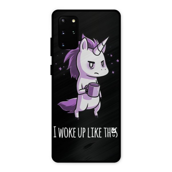 Unicorn Morning Metal Back Case for Galaxy S20 Plus