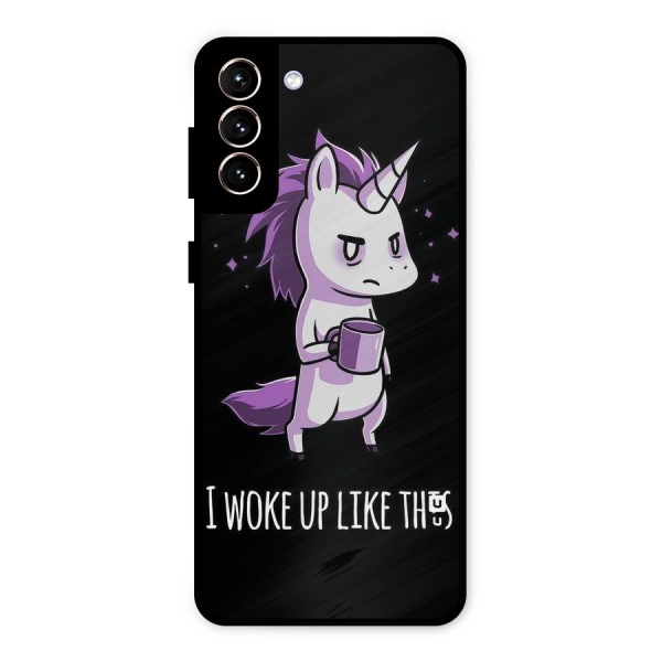 Unicorn Morning Metal Back Case for Galaxy S21 Plus