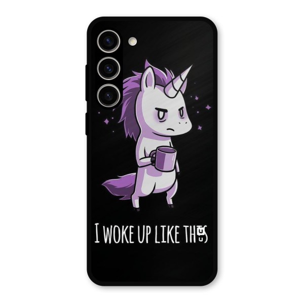 Unicorn Morning Metal Back Case for Galaxy S23 Plus