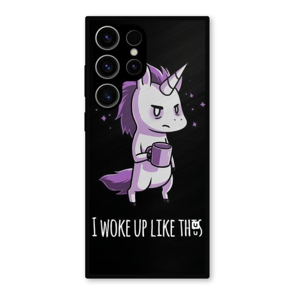 Unicorn Morning Metal Back Case for Galaxy S23 Ultra