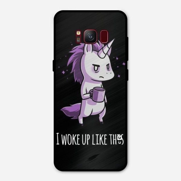 Unicorn Morning Metal Back Case for Galaxy S8