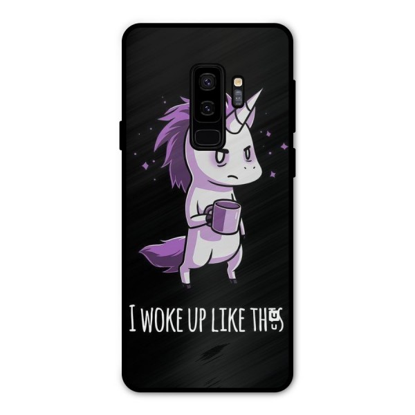 Unicorn Morning Metal Back Case for Galaxy S9 Plus