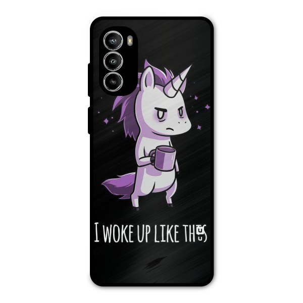 Unicorn Morning Metal Back Case for Moto G52