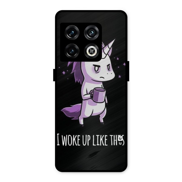 Unicorn Morning Metal Back Case for OnePlus 10 Pro 5G