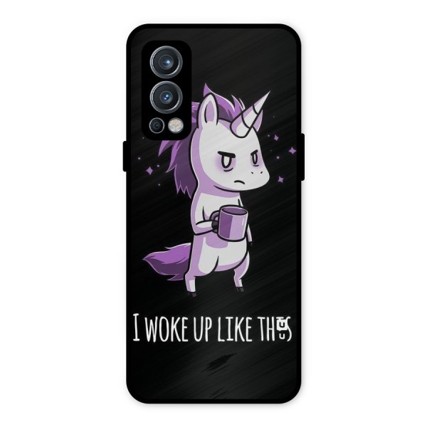 Unicorn Morning Metal Back Case for OnePlus Nord 2 5G